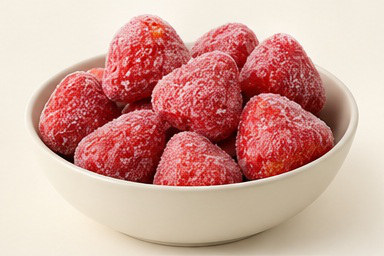 Frozen strawberry