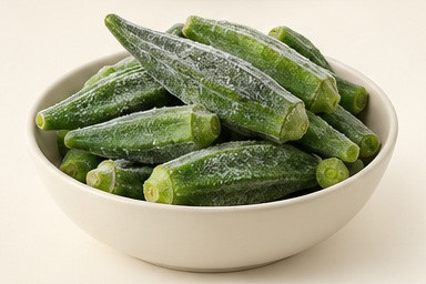 Frozen okra